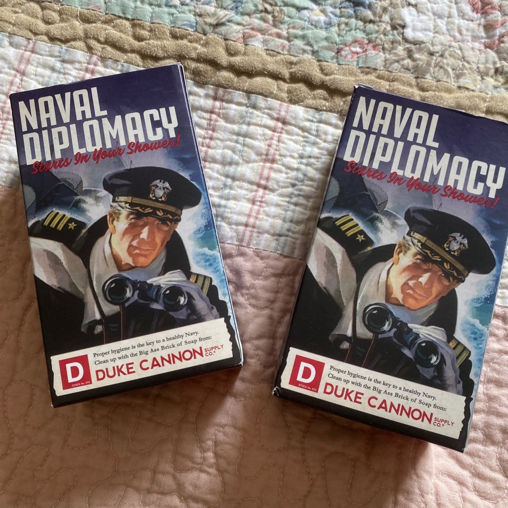 LIMITED EDITION WWII-ERA BIG ASS BRICK OF SOAP - NAVAL DIPLOMACY